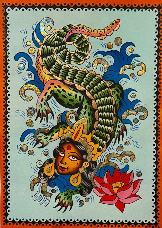Goddess Ganga, by Swasthik Iyengar