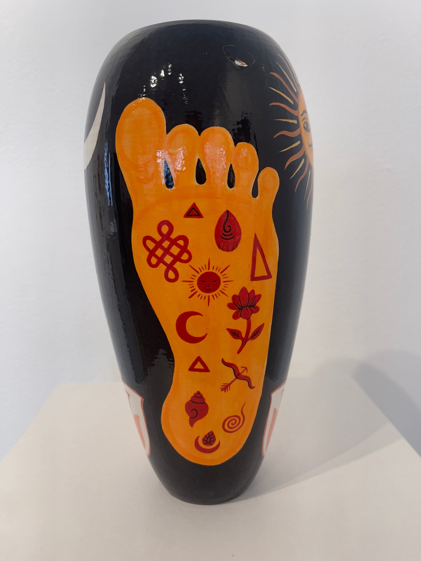 Ganesha and Buddha Footprint